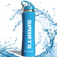 Load image into Gallery viewer, Sports Metal Water Bottle with Flip Straw Tip
