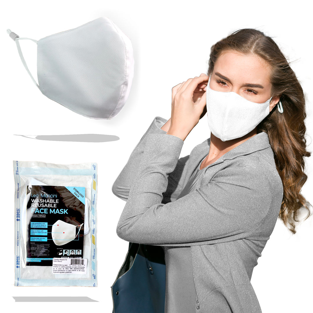 Leo Mancini Reusable Washable Cloth Mask